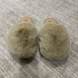 Brand new, never worn Free People snowball slippers